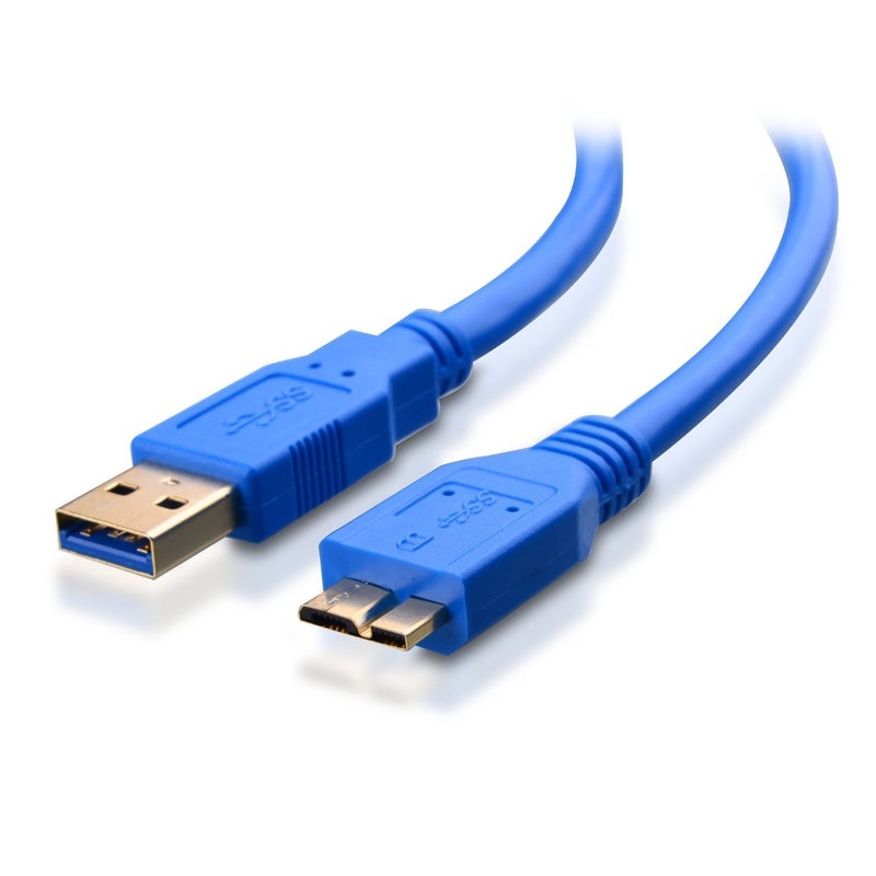 Omnihil 3.0 High Speed USB Cable Compatible with ASUS MB168B 15.6" WXGA 1366x768 USB Portable Monitor - Image 1
